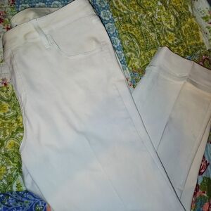 Women's Straight Leg Jeans in Cream